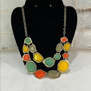 Multicolor Statement Necklace
